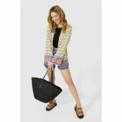 Mantaray Patchwork Mix & Match Print Kimono Top For Female -Cheap Mantaray Store unnamed file 1741