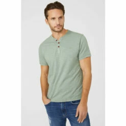 Mantaray Slub Y Neck T-shirt For Male -Cheap Mantaray Store unnamed file 1778