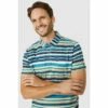 Mantaray Wave Stripe Polo For Male