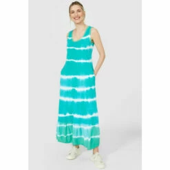 Mantaray Sleeveless Tie Dye Scoop Neck Jersey Dress For Female -Cheap Mantaray Store unnamed file 1803