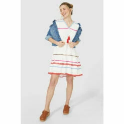 Mantaray Tassle Tie Embroidered Crepe Kaftan Dress For Female 10 Mantaray Tassle Tie Embroidered Crepe Kaftan Dress For Female -Cheap Mantaray Store unnamed file 1833