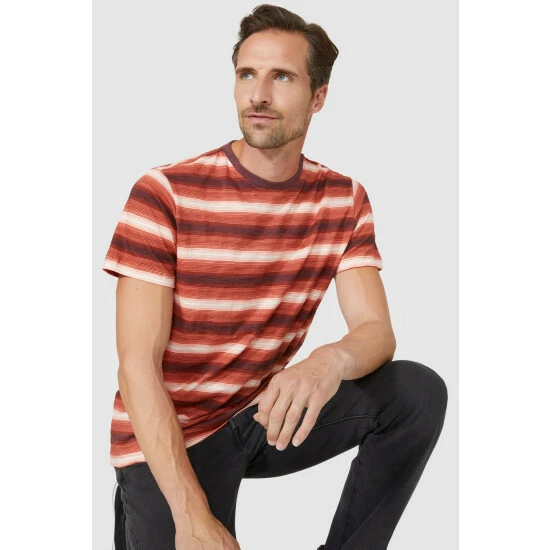 Mantaray Mini Stripe Crew Neck Tee For Male 5 Mantaray Mini Stripe Crew Neck Tee For Male - Image 5