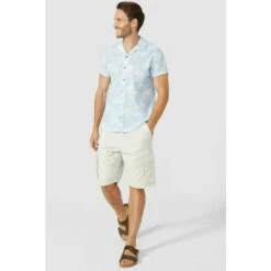 Mantaray Palm Tree Printed Shirt For Male -Cheap Mantaray Store unnamed file 1895