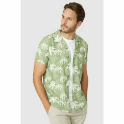 Mantaray Palm Tree Printed Shirt For Male -Cheap Mantaray Store unnamed file 1897