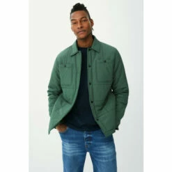 Mantaray Quilt Shacket For Male