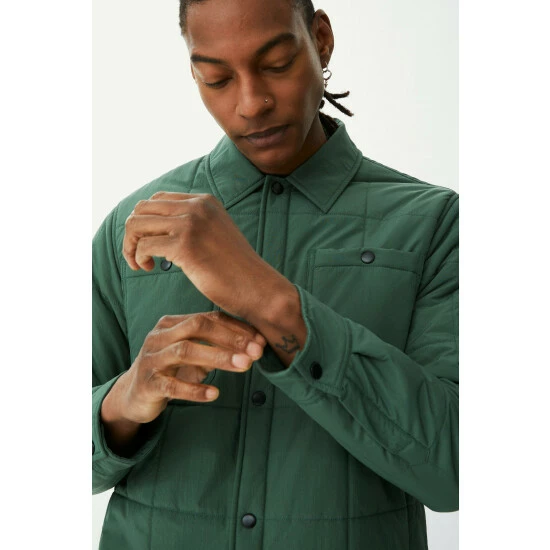 Mantaray Quilt Shacket For Male 3 Mantaray Quilt Shacket For Male - Image 3