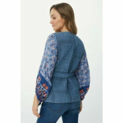Mantaray Chambray Quilted Gilet With Belt For Female -Cheap Mantaray Store unnamed file 1975