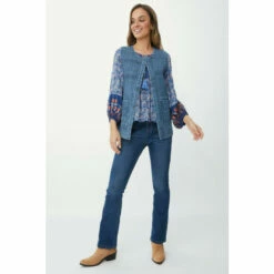 Mantaray Chambray Quilted Gilet With Belt For Female -Cheap Mantaray Store unnamed file 1976