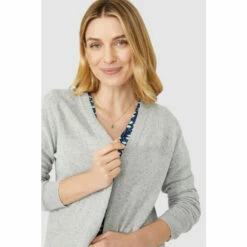 Mantaray Contrast Moss Stitch Longline Cardigan For Female -Cheap Mantaray Store unnamed file 2