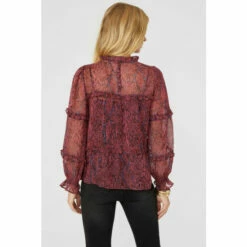 Mantaray Printed Blouse With Ruffle Details For Female -Cheap Mantaray Store unnamed file 2005