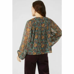 Mantaray Paisley Print Button Front Chiffon Top For Female -Cheap Mantaray Store unnamed file 2017