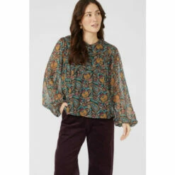 Mantaray Paisley Print Button Front Chiffon Top For Female -Cheap Mantaray Store unnamed file 2019
