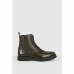 Mantaray Arlo Pebble Grain Leather Lace Up Boot For Male