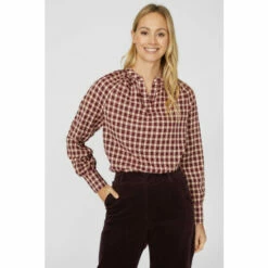 Mantaray Check Relaxed Shirt For Female -Cheap Mantaray Store unnamed file 2030