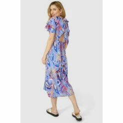 Mantaray Paisley Printed V Neck Midi Dress For Female -Cheap Mantaray Store unnamed file 205