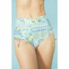 Mantaray Tile Print High Waisted Bikni Bottom For Female