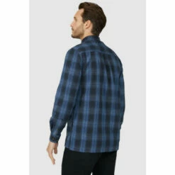 Mantaray Dark Base Shadow Check Shirt For Male -Cheap Mantaray Store unnamed file 2113