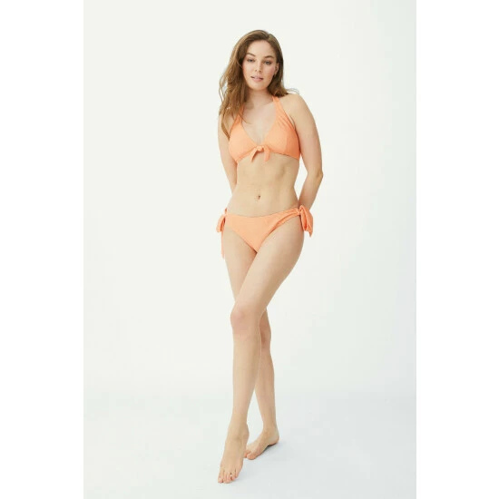 Mantaray Bahama Tie Side Plain Bikini Bottom For Female 2 Mantaray Bahama Tie Side Plain Bikini Bottom For Female - Image 2