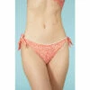 Mantaray Tie Side Bikini Bottom With Crochet Trim For Female