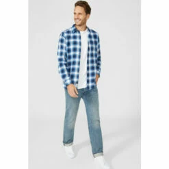 Mantaray Shadow Check Shirt For Male -Cheap Mantaray Store unnamed file 2147