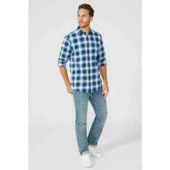 Mantaray Shadow Check Shirt For Male -Cheap Mantaray Store unnamed file 2149