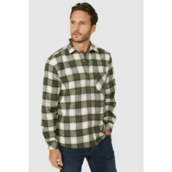 Mantaray Large Box Check Overshirt For Male -Cheap Mantaray Store unnamed file 2197