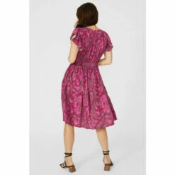 Mantaray Sleeveless Frill Detail Floral Midi Dress For Female -Cheap Mantaray Store unnamed file 2220