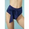 Mantaray Knot Front High Waisted Bikini Pants For Female