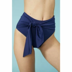 Mantaray Knot Front High Waisted Bikini Pants For Female