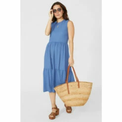 Mantaray Tiered Midi Dress For Female -Cheap Mantaray Store unnamed file 2291