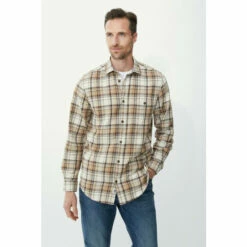 Mantaray Taupe Check For Male