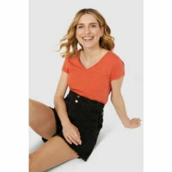 Mantaray Frayed Hem Twill Short For Female -Cheap Mantaray Store unnamed file 2346