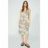 Mantaray Strappy Leafy Floral Print Dress For Female