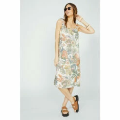 Mantaray Strappy Leafy Floral Print Dress For Female -Cheap Mantaray Store unnamed file 2359
