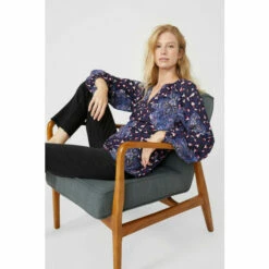 Mantaray Animal Printed Shirt With Tie For Female -Cheap Mantaray Store unnamed file 237