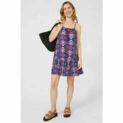 Mantaray Boho Tile Printed Mini Dress For Female -Cheap Mantaray Store unnamed file 2418