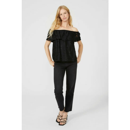 Mantaray Bardot Lace Top For Female 2 Mantaray Bardot Lace Top For Female - Image 2