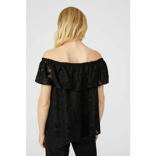 Mantaray Bardot Lace Top For Female 4 Mantaray Bardot Lace Top For Female - Image 4