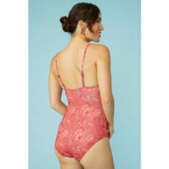 Mantaray Shell Paisley Print Lace Up Costume For Female -Cheap Mantaray Store unnamed file 2496