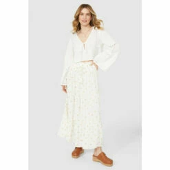 Mantaray Metallic Spot Print Tiered Maxi Skirt For Female 13 Mantaray Metallic Spot Print Tiered Maxi Skirt For Female -Cheap Mantaray Store unnamed file 2505