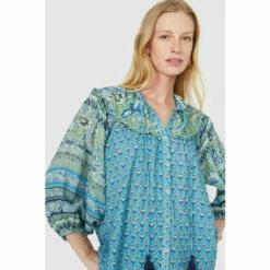 Mantaray Longsleeve Frill Yoke Floral Paisley Top For Female -Cheap Mantaray Store unnamed file 2560