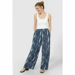 Mantaray Batik Print Crepe Trouser For Female
