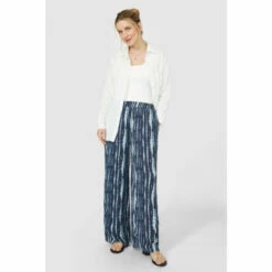 Mantaray Batik Print Crepe Trouser For Female -Cheap Mantaray Store unnamed file 2568