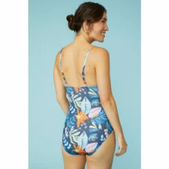 Mantaray Cara Floral Print Lace Up Swimsuit For Female -Cheap Mantaray Store unnamed file 2585