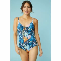 Mantaray Cara Floral Print Lace Up Swimsuit For Female -Cheap Mantaray Store unnamed file 2587