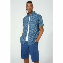 Mantaray Diamond Print Shirt For Male -Cheap Mantaray Store unnamed file 2636