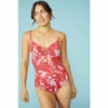 Mantaray Kai Tropical Print Lace Up Costume For Female