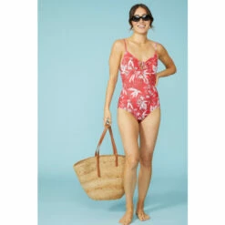 Mantaray Kai Tropical Print Lace Up Costume For Female -Cheap Mantaray Store unnamed file 2662