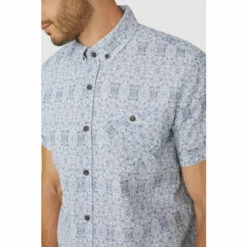 Mantaray Textured Tiled Print Shirt For Male -Cheap Mantaray Store unnamed file 2678