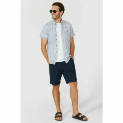 Mantaray Textured Tiled Print Shirt For Male -Cheap Mantaray Store unnamed file 2680